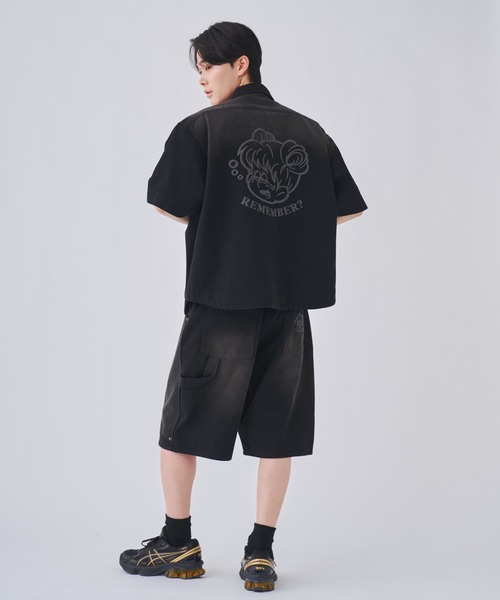 Vintage Like Double Knee Denim Half Pants（その他パンツ
