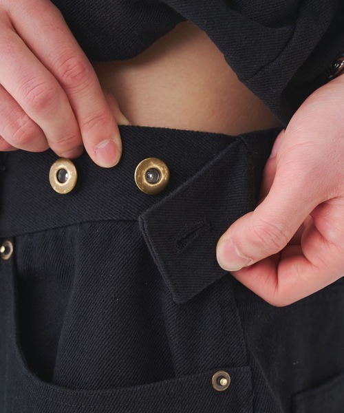 Remember.(リメンバー)の「Vintage Like Double Knee Denim Half Pants(その他パンツ・メンズ・ブラック/ブルー・SMALL/MEDIUM/LARGE)」の15枚目の写真