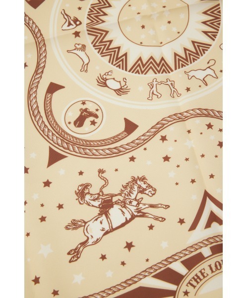 RODEO CROWNS WIDE BOWL（ロデオクラウンズワイドボウル）の「バンダナ柄 プリントスカーフ（バンダナ/スカーフ・レディース・イエロー系その他/ホワイト系その他/レッド系その他・FREE）」の17枚目の写真