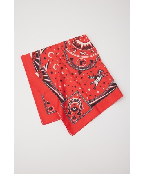 RODEO CROWNS WIDE BOWL（ロデオクラウンズワイドボウル）の「バンダナ柄 プリントスカーフ（バンダナ/スカーフ・レディース・イエロー系その他/ホワイト系その他/レッド系その他・FREE）」の7枚目の写真