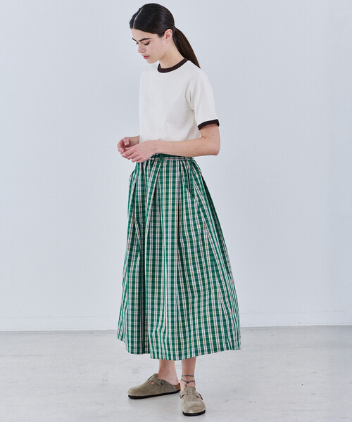nicholson & nicholson | ウォッシュドコットン Aラインスカート