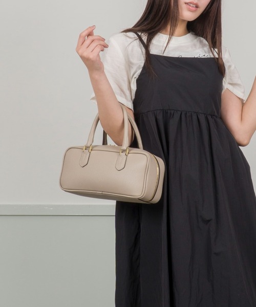 LORISTELLA（ロリステッラ）の「【LORISTELLA/ロリステッラ】ミニボストンバッグ　ショルダーバッグ　FLAVIA（ショルダーバッグ・レディース・ベージュ系その他/ブラック/ブラウン・FREE）」の3枚目の写真