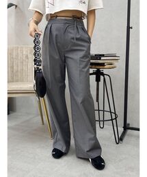 EVRIS | ウエストリボンワイドパンツ【セットアップ着用可能】(その他パンツ)
