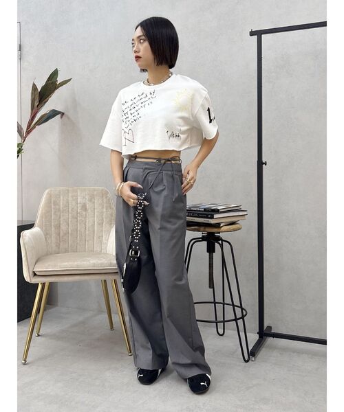 EVRIS(エヴリス)の「ウエストリボンワイドパンツ【セットアップ着用可能】(その他パンツ・レディース・ブラック/グレー/その他1・SMALL/MEDIUM)」の21枚目の写真