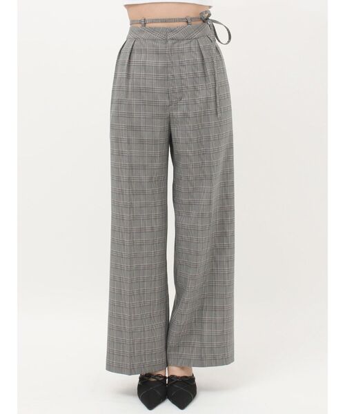 EVRIS(エヴリス)の「ウエストリボンワイドパンツ【セットアップ着用可能】(その他パンツ・レディース・ブラック/グレー/その他1・SMALL/MEDIUM)」の15枚目の写真