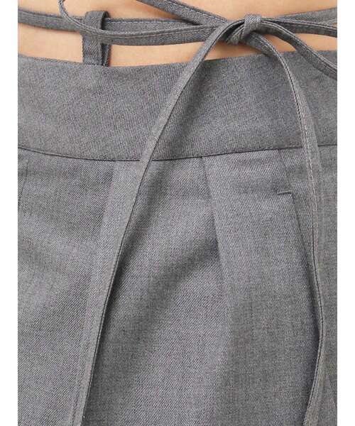 EVRIS(エヴリス)の「ウエストリボンワイドパンツ【セットアップ着用可能】(その他パンツ・レディース・ブラック/グレー/その他1・SMALL/MEDIUM)」の6枚目の写真