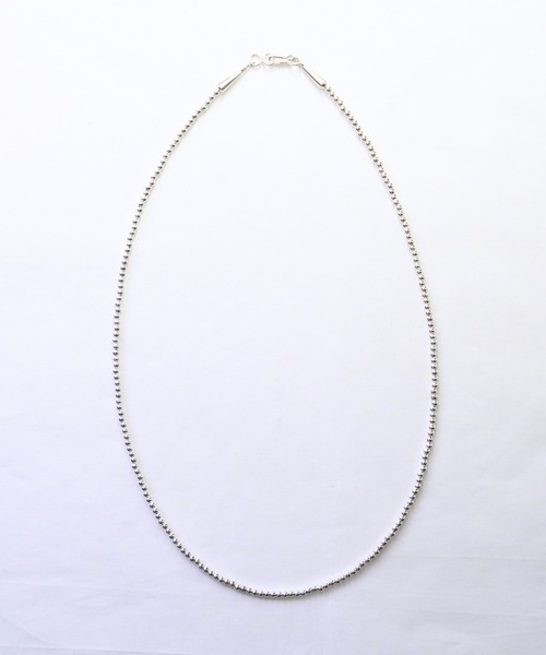 ERICKA NICOLAS BEGAY(エリッカ ニコラス ビゲイ)の「【ERICKA NICOLAS BEGAY】 NAVAJO PEARL NECKLACE / 3-60(ネックレス・メンズ・シルバー系1/シルバー系2・60)」の2枚目の写真