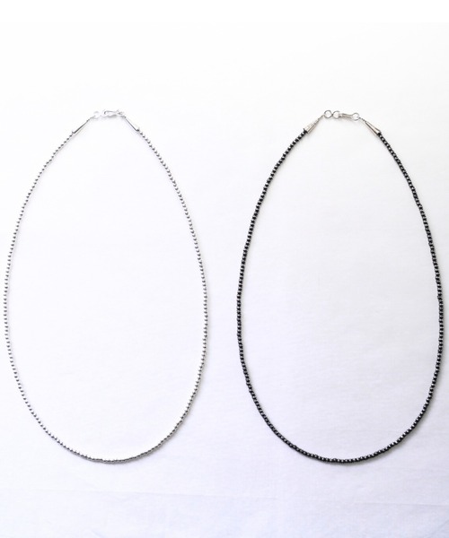 ERICKA NICOLAS BEGAY(エリッカ ニコラス ビゲイ)の「【ERICKA NICOLAS BEGAY】 NAVAJO PEARL NECKLACE / 3-60(ネックレス・メンズ・シルバー系1/シルバー系2・60)」の4枚目の写真