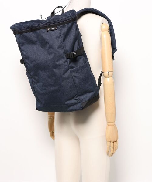 Champion(チャンピオン)の「リュックサック メンズ レディース チャンピオン champion デモイン デイパック B4収納 ボックス型 No.68606(バックパック/リュック・メンズ・ブラック/ネイビー・FREE)」の14枚目の写真