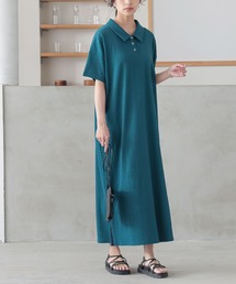 n'OrLABEL（ノアールレーベル）の「『ぽこぽこカットソーポロワンピース』（ワンピース）」