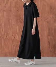 n'OrLABEL（ノアールレーベル）の「『ぽこぽこカットソーポロワンピース』（ワンピース）」
