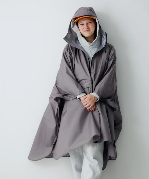 KiU(キウ)の「【KiU】キウ レインポンチョ-2ND K405(レインコート/ポンチョ・レディース・その他1/その他2/その他3/その他5/ライトグレー/その他8/その他7・FREE)」の11枚目の写真