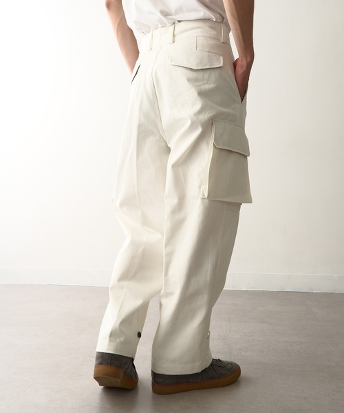 MAISON CLUB（メゾンクラブ）の「【MAISON CLUB】フランス軍 M47フィールドパンツ カーゴパンツ 後期型 4色 YM-Mil.（カーゴパンツ・メンズ・オリーブ/ブラウン/ブラック/ホワイト・2XL/XL/L/M/S）」の12枚目の写真