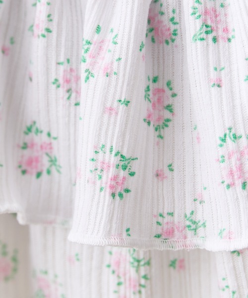 ROOPTOKYO（ループトウキョウ）の「花柄 ミニスカート 巻きスカート（スカート・レディース・グレー・FREE）」の5枚目の写真