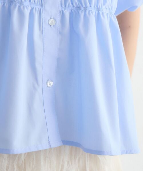 RETRO GIRL(レトロガール)の「ビスチェ風バルーンSH(シャツ/ブラウス・レディース・ホワイト系その他/オフホワイト/ブルー・FREE)」の6枚目の写真