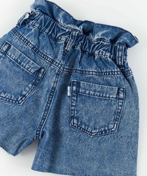 Ocean&Ground（オーシャン&グラウンド）の「ﾃﾞﾆﾑﾌﾚｱｼｮｰﾄﾊﾟﾝﾂ（デニムパンツ・キッズ・ブラック/ケミカルウォッシュ・90/100/110/120/130/140）」の11枚目の写真