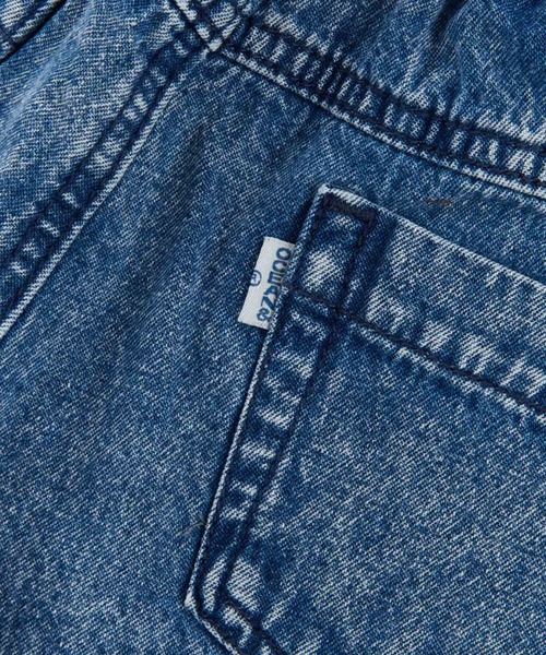 Ocean&Ground（オーシャン&グラウンド）の「ﾃﾞﾆﾑﾌﾚｱｼｮｰﾄﾊﾟﾝﾂ（デニムパンツ・キッズ・ブラック/ケミカルウォッシュ・90/100/110/120/130/140）」の12枚目の写真