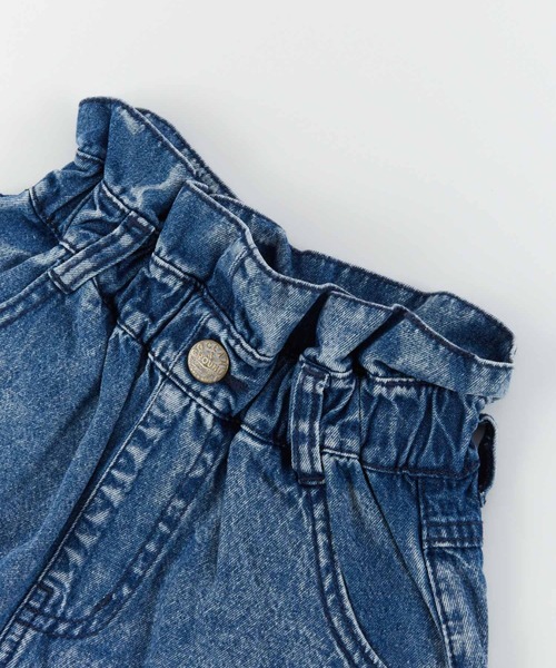 Ocean&Ground（オーシャン&グラウンド）の「ﾃﾞﾆﾑﾌﾚｱｼｮｰﾄﾊﾟﾝﾂ（デニムパンツ・キッズ・ブラック/ケミカルウォッシュ・90/100/110/120/130/140）」の14枚目の写真