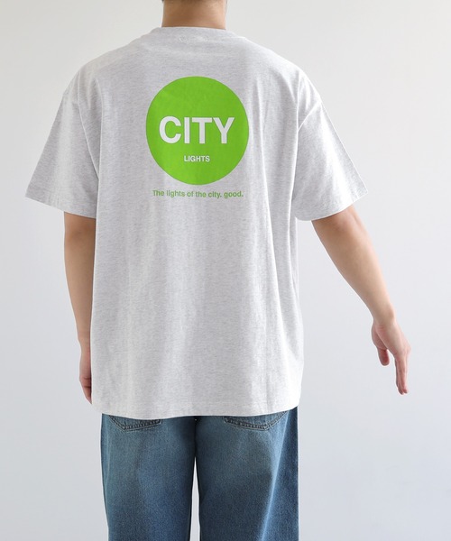 ANME(アンメ)の「CITYロゴプリント半袖Tシャツ(Tシャツ/カットソー・レディース・オフホワイト/グレー系その他/ホワイト系その他/グレー系その他2・M/L/XL/XXL)」の15枚目の写真