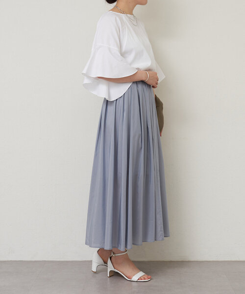 LIVETART（リヴェタート）の「ローンふんわりスカート（スカート・レディース・ブルー・FREE）」の5枚目の写真