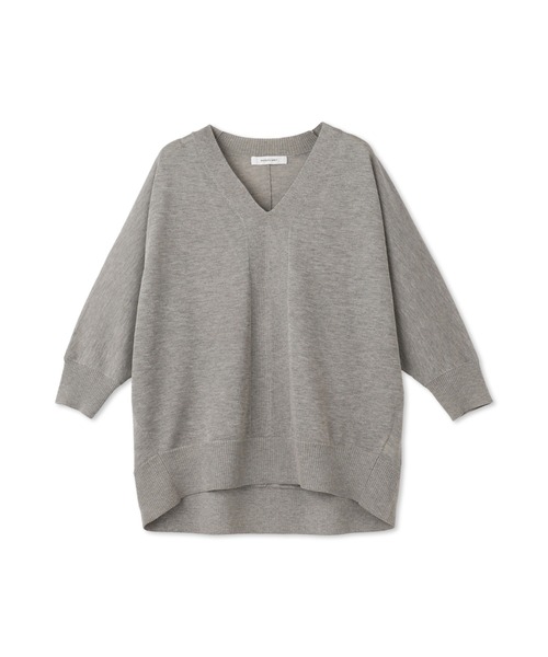 MAYSON GREY(メイソングレイ)の「LEVITAシアーVネックドルマンニットプルオーバー≪手洗い可能≫(ニット/セーター・レディース・ベージュ/グリーン/オフホワイト/ブラウン/ホワイト・M)」の6枚目の写真