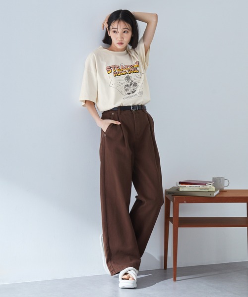 ヴィンテージ加工ツアーグラフィックデザイン オーバーサイズ