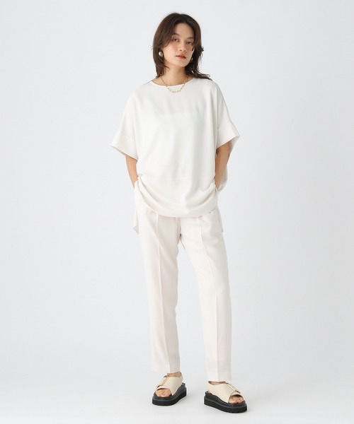 Elura（エルーラ）の「サラサラリラクシーTブラウス/321530（シャツ/ブラウス・レディース・ダークブラウン/オフホワイト/ネイビー/ブラック/ホワイト/グリーン/ブラウン・MEDIUM/LARGE）」の15枚目の写真