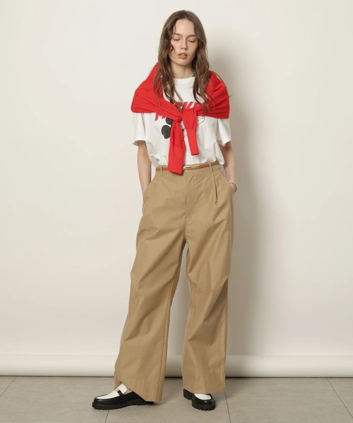 CADUNE（カデュネ）の「コットンネップワークパンツ（その他パンツ・レディース・ホワイト/ベージュ・38/36/34）」の8枚目の写真
