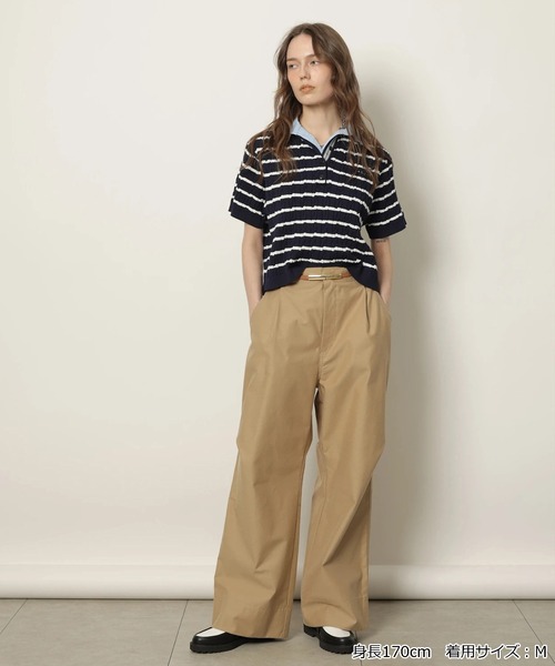 CADUNE（カデュネ）の「コットンネップワークパンツ（その他パンツ・レディース・ホワイト/ベージュ・38/36/34）」の9枚目の写真