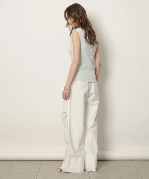 CADUNE（カデュネ）の「コットンネップワークパンツ（その他パンツ・レディース・ホワイト/ベージュ・38/36/34）」の13枚目の写真