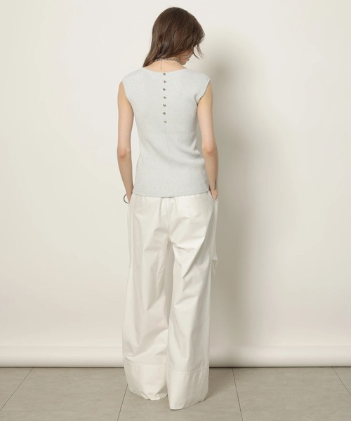 CADUNE（カデュネ）の「コットンネップワークパンツ（その他パンツ・レディース・ホワイト/ベージュ・38/36/34）」の14枚目の写真