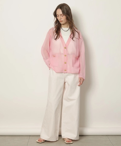 CADUNE（カデュネ）の「コットンネップワークパンツ（その他パンツ・レディース・ホワイト/ベージュ・38/36/34）」の16枚目の写真