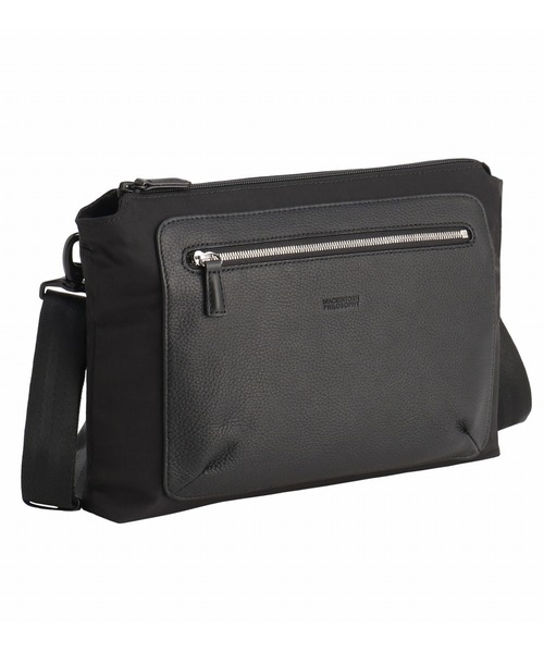 MACKINTOSH PHILOSOPHY（ﾏｯｷﾝﾄｯｼｭ ﾌｨﾛｿﾌｨｰ）の「ショルダーバッグ グリーノツク 17731（ショルダーバッグ・メンズ・ネイビー/ベージュ系その他/ブラック・FREE）」の2枚目の写真