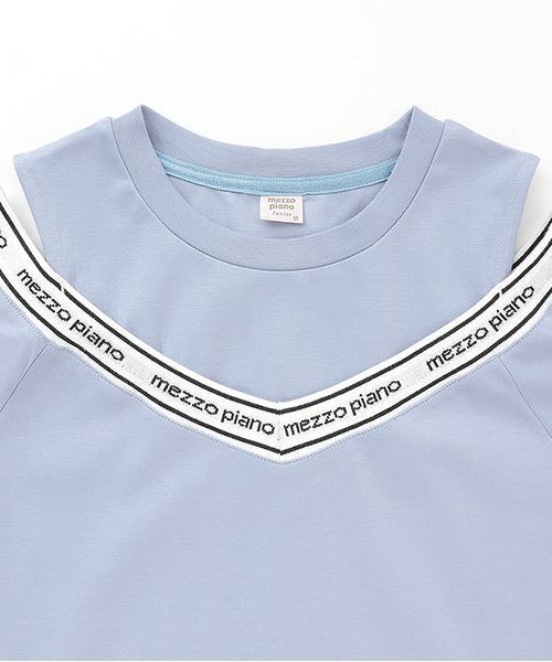 メゾピアノジュニア　肩あきリブTシャツ　160 楽天市場】メゾピアノジュニア(mezzo piano junior)肩あきリブT