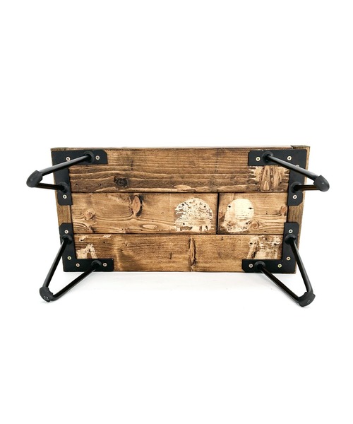 国産杉 エイジング加工を施したアイアンレッグのアンティーク風