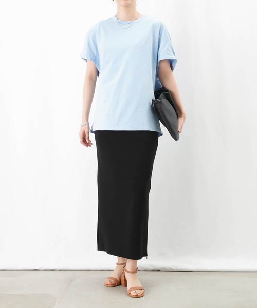 tシャツ LC/LLL ギャザーポンチョ立体プルオーバー レディース LADY LUCK LUCA tシャツ LC/LLL ギャザーポンチョ立体プル