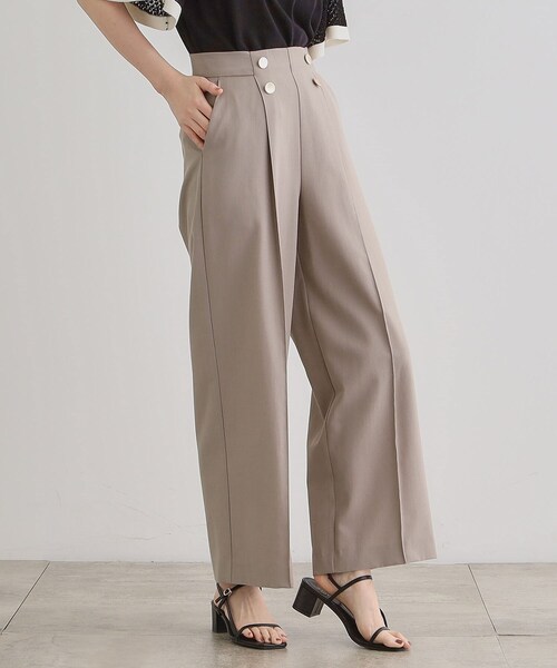 grove（グローブ）の「さらっと快適　ピンタックマリンパンツ（その他パンツ・レディース・チャコールグレー/ナチュラル/ブラウン系その他・03/02/05/04/01）」の20枚目の写真