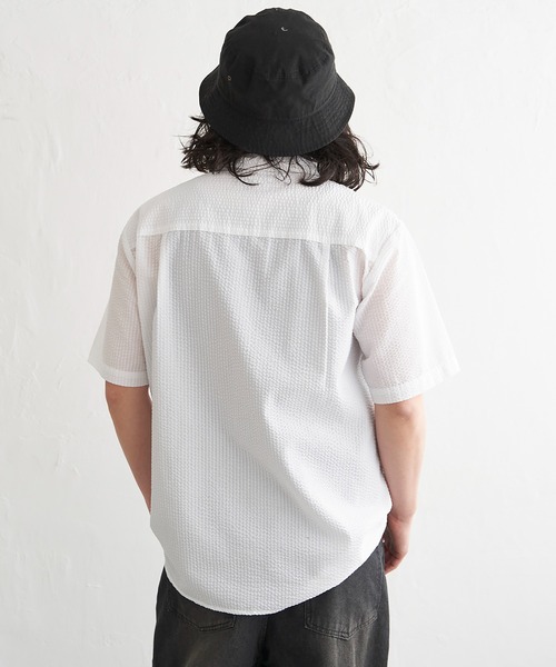 VENCEEXCHANGE(ヴァンスエクスチェンジ)の「切替半袖シャツ(Tシャツ/カットソー・メンズ・ネイビー/グリーン/ホワイト・S/LL/L/M)」の13枚目の写真