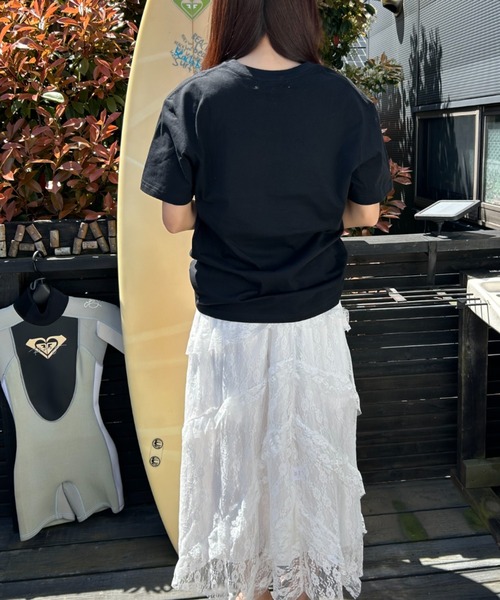 Loco Ocean（ロコオーシャン）の「サマーグラフィックTシャツ hawaiiロゴ 夏服（Tシャツ/カットソー・レディース・オレンジ/ブラック・L/M）」の11枚目の写真