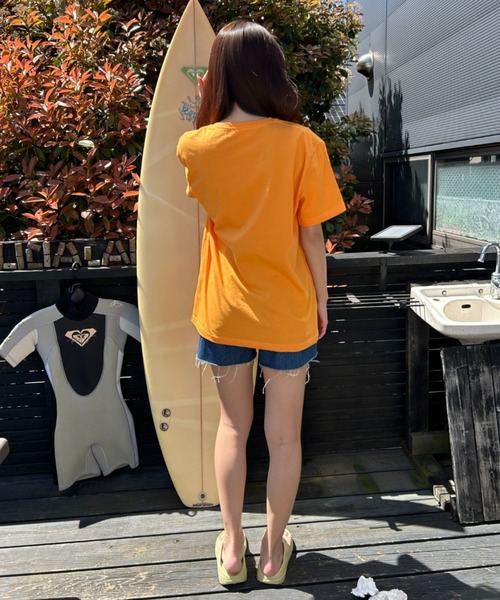 Loco Ocean（ロコオーシャン）の「サマーグラフィックTシャツ hawaiiロゴ 夏服（Tシャツ/カットソー・レディース・オレンジ/ブラック・L/M）」の17枚目の写真