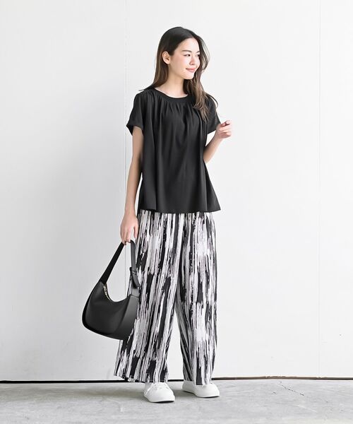 rps（アールピーエス）の「レーヨンプリントイージーパンツ（その他パンツ・レディース・ブラック/ブラック系その他2/グリーン/ベージュ/ブラウン/ブルー・フリー）」の7枚目の写真