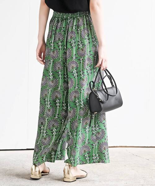 rps（アールピーエス）の「レーヨンプリントイージーパンツ（その他パンツ・レディース・ブラック/ブラック系その他2/グリーン/ベージュ/ブラウン/ブルー・フリー）」の15枚目の写真