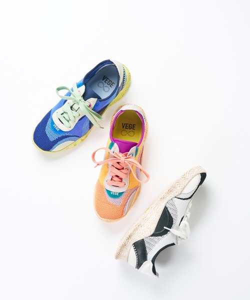 VEGE（ベジ）の「VEGE Seafog（スニーカー・レディース・ブルー/ブラック/ベージュ・23/24/24.5/23.5）」の10枚目の写真