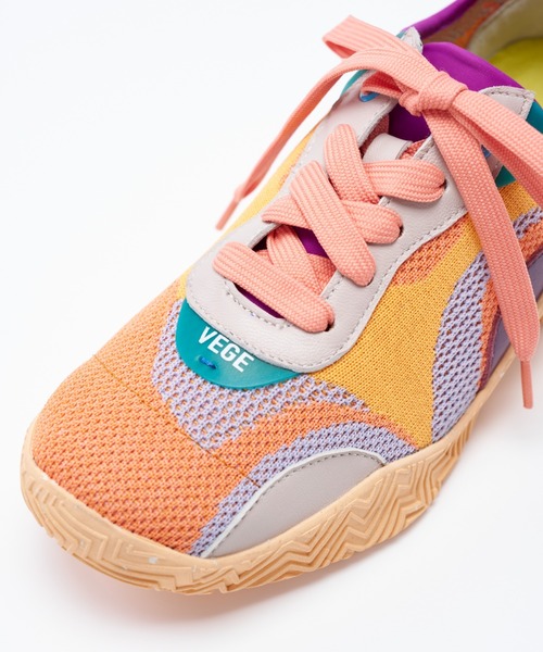 VEGE（ベジ）の「VEGE Seafog（スニーカー・レディース・ブルー/ブラック/ベージュ・23/24/24.5/23.5）」の8枚目の写真