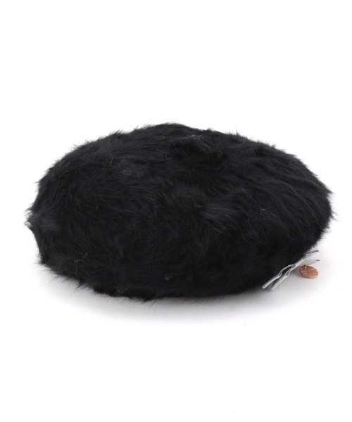 THE EMPORIUM（ジエンポリアム）の「リボンチャーム付きふわふわベレー帽（ハンチング/ベレー帽・レディース・ブルー/ブラック/ホワイト・00）」の3枚目の写真