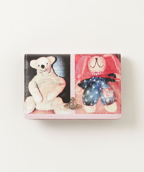 すぐ届く【Vivienne Westwood】LEATHER TEDDIES カードケース LEATHER TEDDIES-FLAP CARD HOLDER(カードケース)|Vivienne