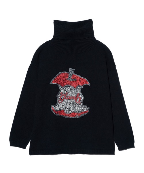 glamb(グラム)の「Eaten Apple Turtle Neck Knit / イートゥンアップルタートルネックニット(ニット/セーター・メンズ・ブルー/ブラック・M/L)」の3枚目の写真