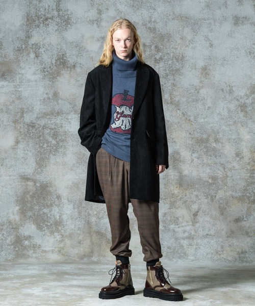 glamb(グラム)の「Eaten Apple Turtle Neck Knit / イートゥンアップルタートルネックニット(ニット/セーター・メンズ・ブルー/ブラック・M/L)」の8枚目の写真