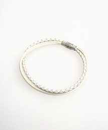 an meets zakka（アンミツザッカ）の「an meets zakka コンビレザー２重ブレスレット（ブレスレット）」