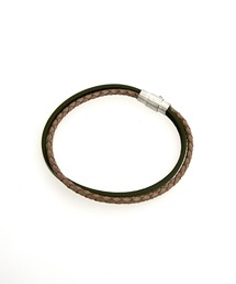 an meets zakka（アンミツザッカ）の「an meets zakka コンビレザー２重ブレスレット（ブレスレット）」